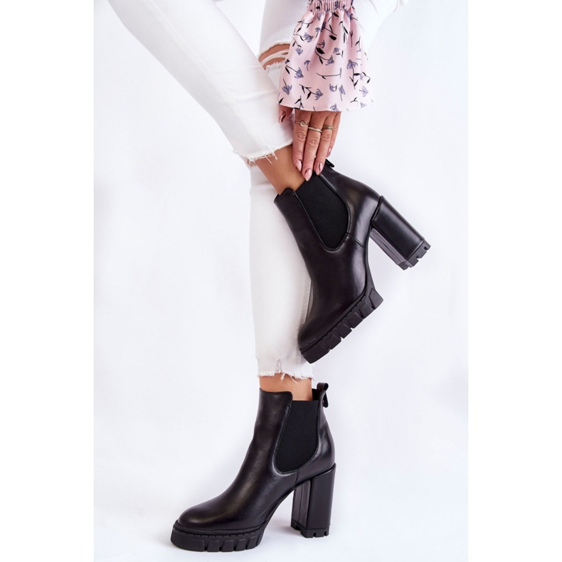 Step in style Boty Model Eldey 2247-S Black - Krok ve velkém stylu černý 1
