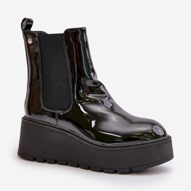 Step in style Boty Model Wloedia NS397P Black - Krok ve velkém stylu černý 2