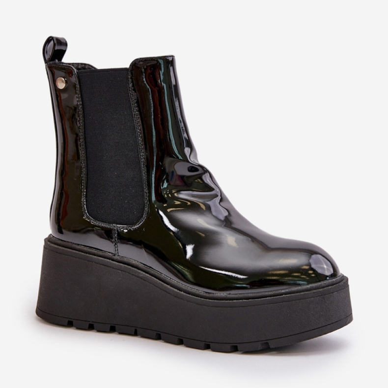Step in style Boty Model Wloedia NS397P Black - Krok ve velkém stylu černý 2