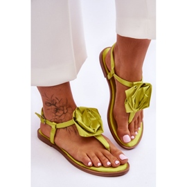 Step in style Žabkové sandály Model Carisma QQ-137 Lime - Krok ve velkém stylu zelená 2