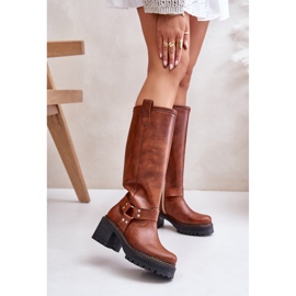 Boty Model Lewski Camel hnědý 1