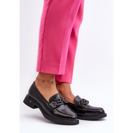 Dámské mokasíny s dekoracemi Vinceza 63501 černá 1