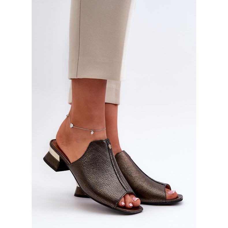 Sandálové žabky Maciejka 06360-20 Grafit černá 1