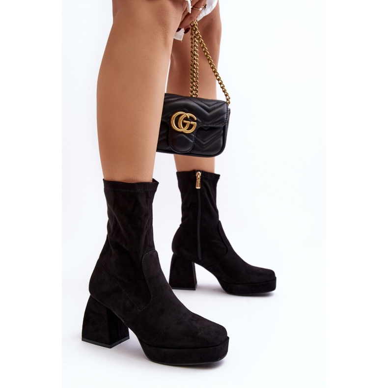 Step in style Boty Model Adelles HP-340 Black - Krok ve stylu černý 1