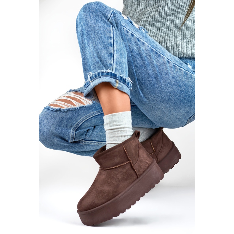 Sněhule Model 2818BR Brown - PRIMO hnědý 1