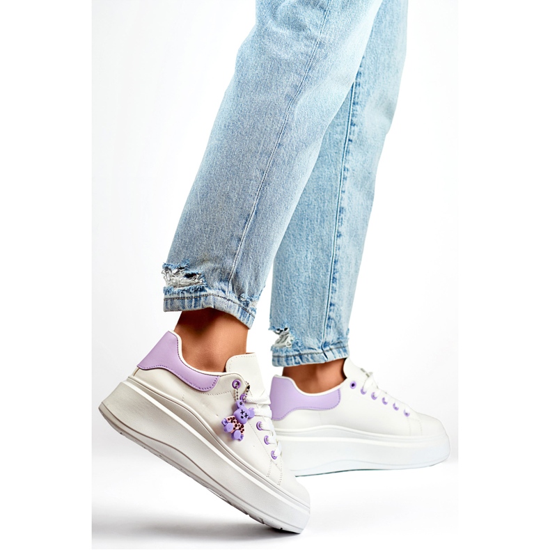 Dámská sportovní obuv LL23171PU bílá bílý 1