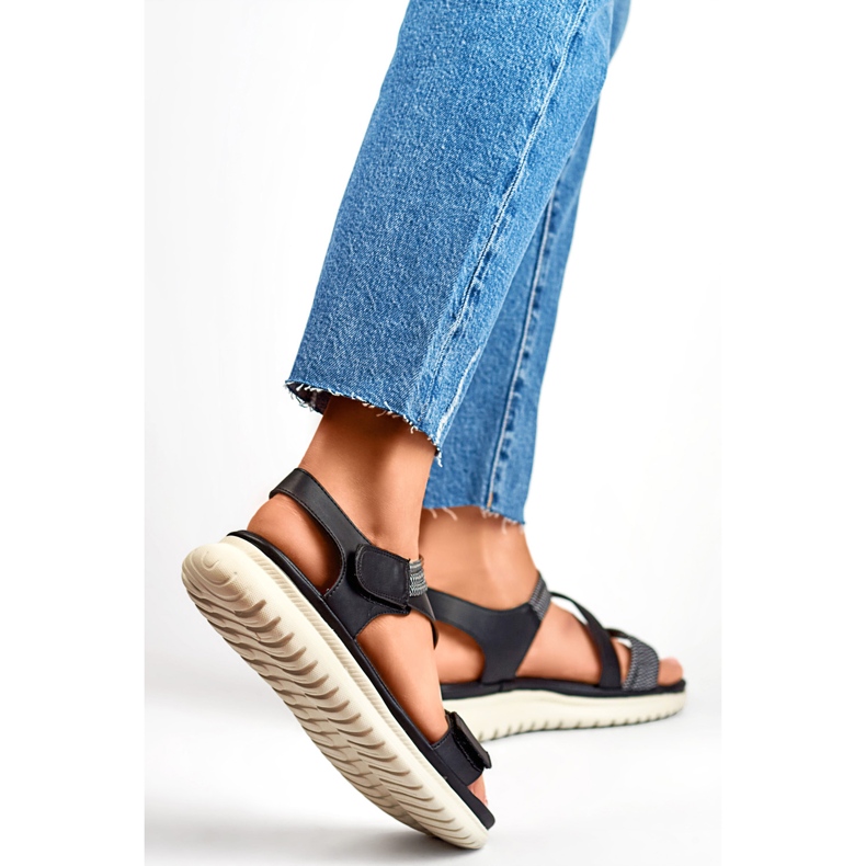 Dámské sandály BM051-3019-1B černé černá 2 Dámské sandály BM051-3019-1B černé černá 2