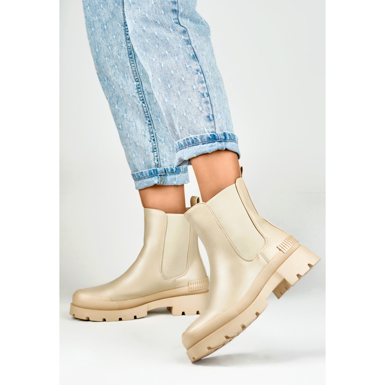 Chelsea boty Model DES909BE Béžová - PRIMO béžový 2