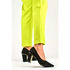 Dámské lodičky na vysokém podpatku GD-DO112A_B, černé černá 1