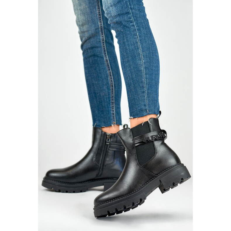 Chelsea boty Model 250005B-PU Black - PRIMO černý 2