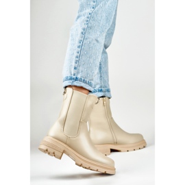 Kozačky Model DES906BE Béžová - PRIMO béžový 1