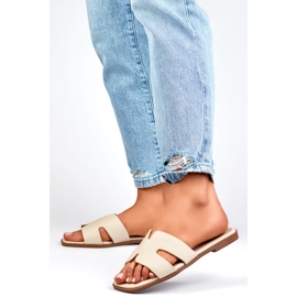 Sandálové žabky Model MTBL06BE Béžová - PRIMO béžový 1 Sandálové žabky Model MTBL06BE Béžová - PRIMO béžový 1