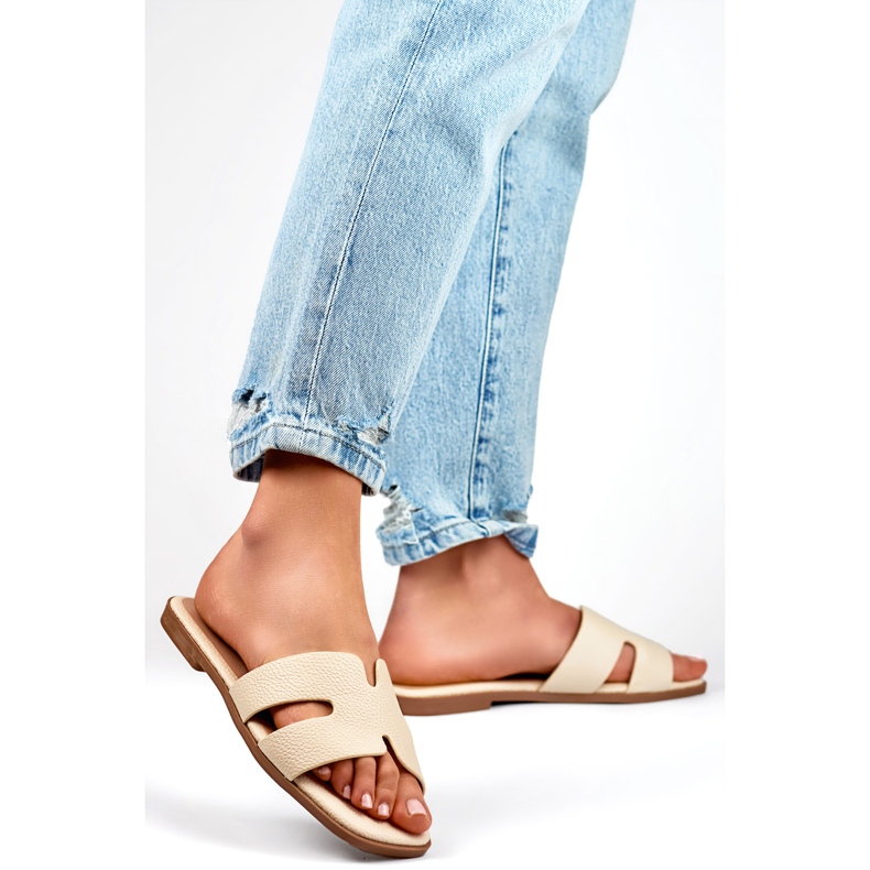 Sandálové žabky Model MTBL06BE Béžová - PRIMO béžový 2 Sandálové žabky Model MTBL06BE Béžová - PRIMO béžový 2