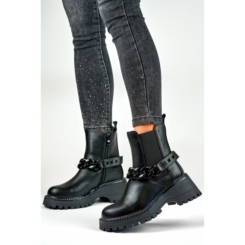 Chelsea boty Model GD-BHRX7385B Black - PRIMO černý 2