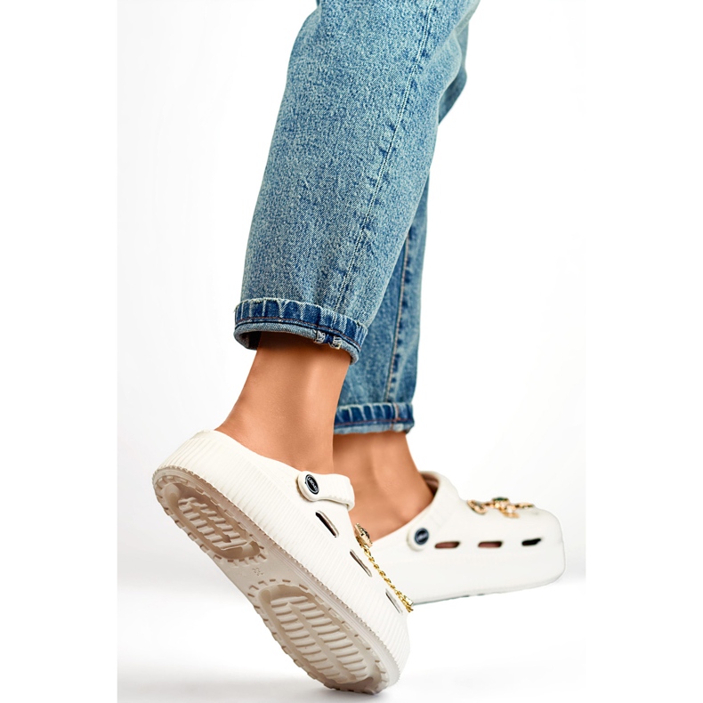 Sandálové žabky Model PT-1W White - PRIMO bílý 2