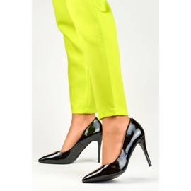 Vysoké podpatky Model GD-FL59B Black černý 1