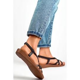 Dámské sandály PS07B černé černá 1