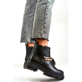 Model D42B Černé kozačky - PRIMO černá 1