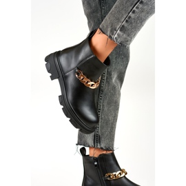 Model D42B Černé kozačky - PRIMO černá 2