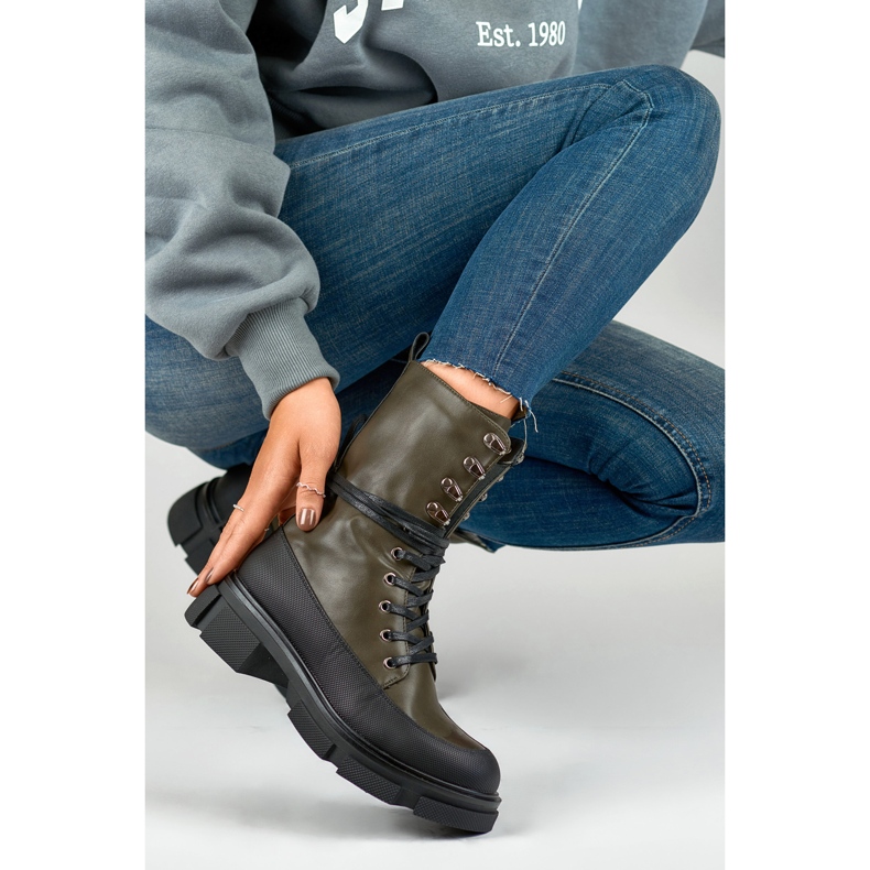 Workers Model Garlin JH21-31GR Black/Green - PRIMO zelený 1