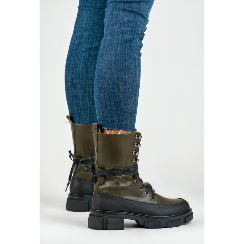 Workers Model Garlin JH21-31GR Black/Green - PRIMO zelená 2