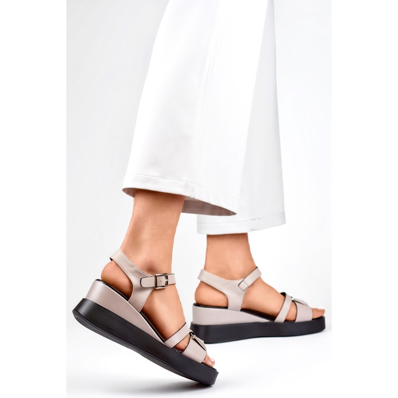 Dámské sandály GD-LH2001T Béžová béžový 1