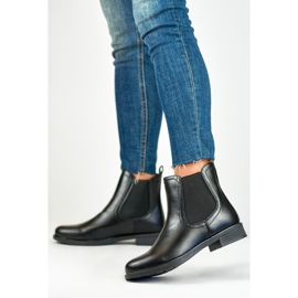 Dámské Chelsea Boots MR-15B Black černá 1 Dámské Chelsea Boots MR-15B Black černá 1