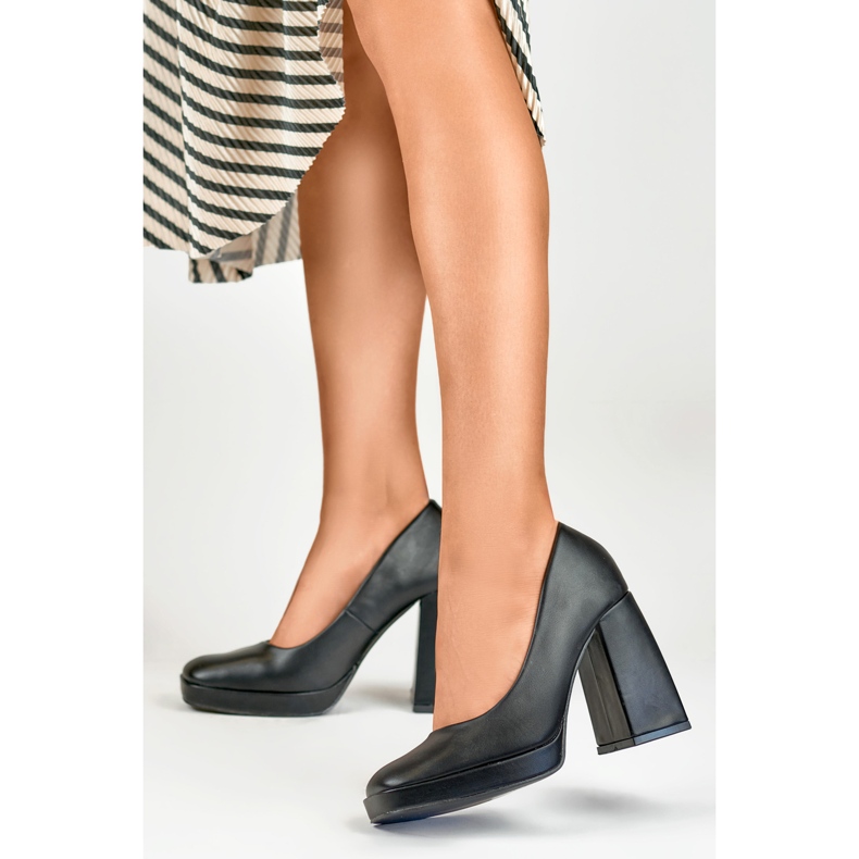 Dámské lodičky M045B, černé černý 2