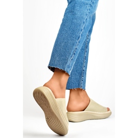 Sandálové žabky Model G3188-7BE Béžová - PRIMO béžový 2