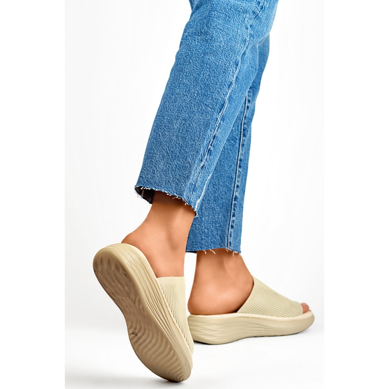 Sandálové žabky Model G3188-7BE Béžová - PRIMO béžový 2