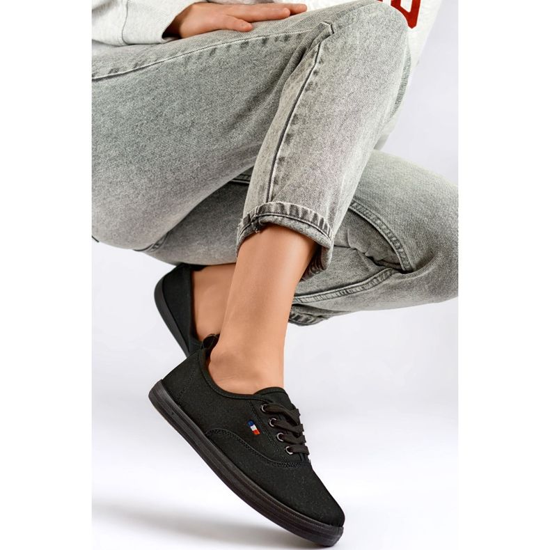 Model HB-6B Černé tenisky - PRIMO černý 1