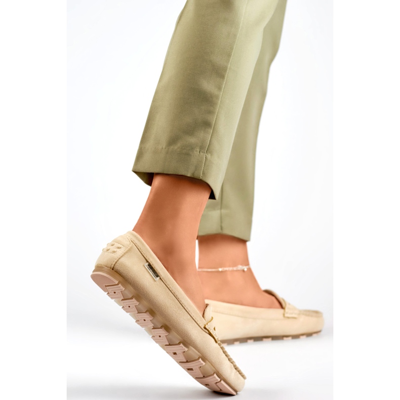 Dámské mokasíny RQ032BE béžové béžový 1