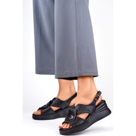 Sandály Model GD-LH2004B Černé - PRIMO černý 1