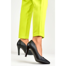 Dámské vysoké podpatky GD-FL360B, černé černá 2