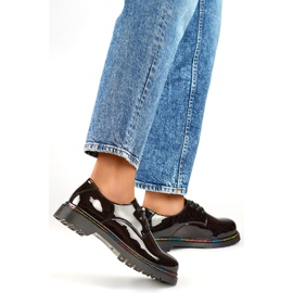 Dámské patentované boty GD-XF154B černá 1