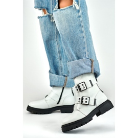 Pracovní boty Model Axelle 250007W-PU White Lacquer - PRIMO bílý 1