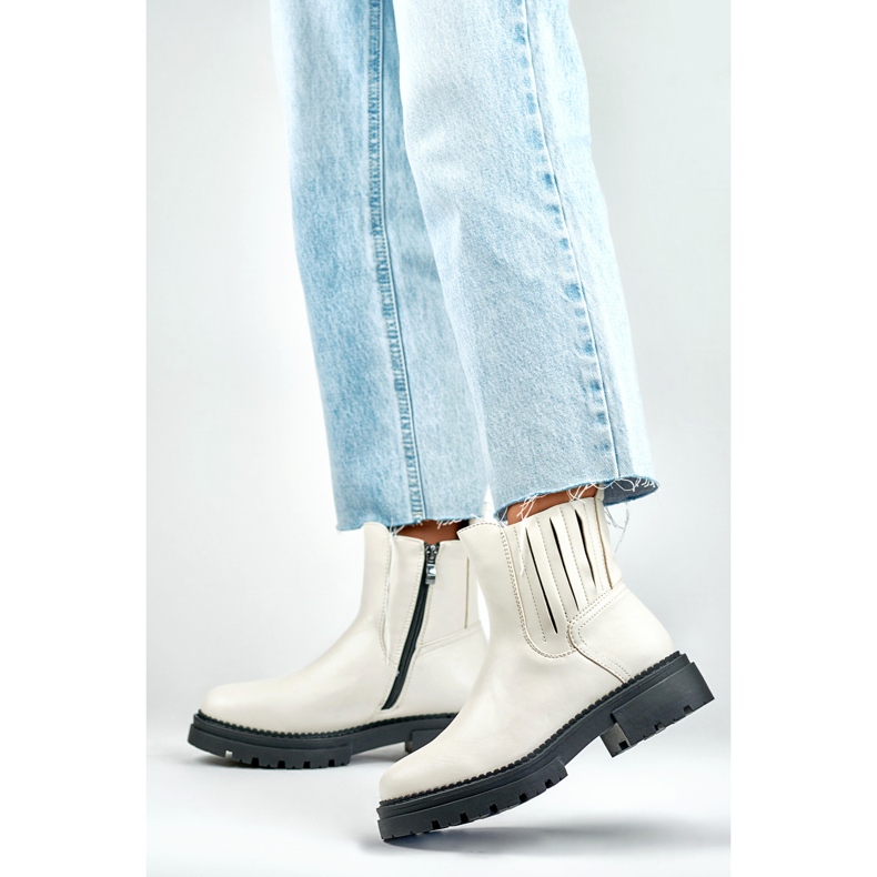 Workers Model Dany 250041BE-PU Světle béžová - PRIMO béžový 2