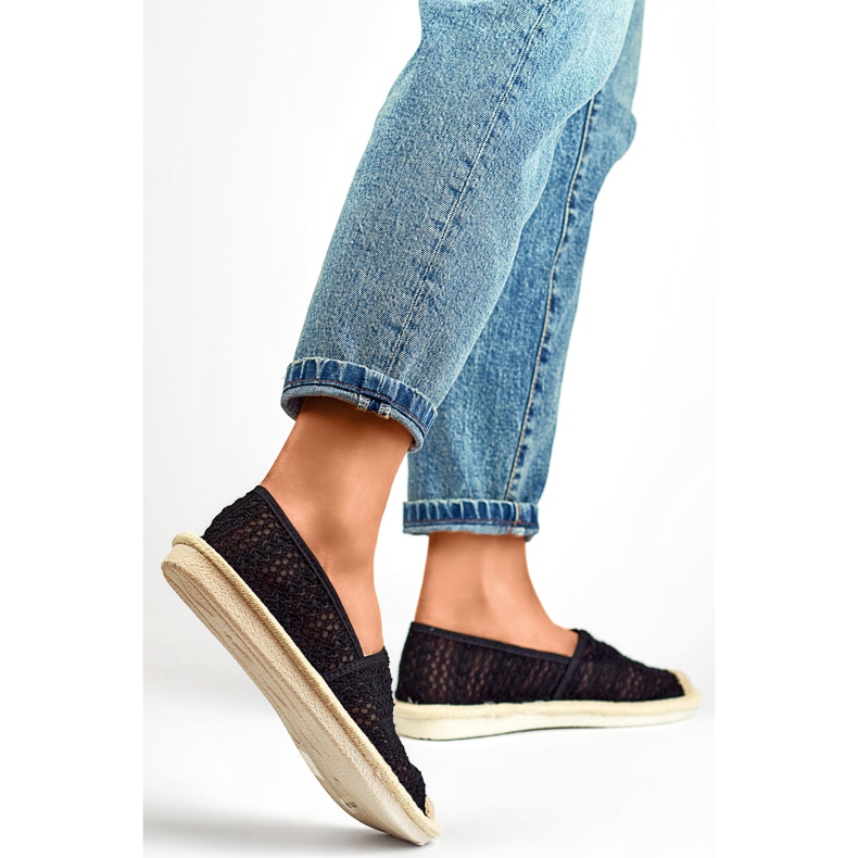 Dámské espadrilky XY2832-1B černý 1