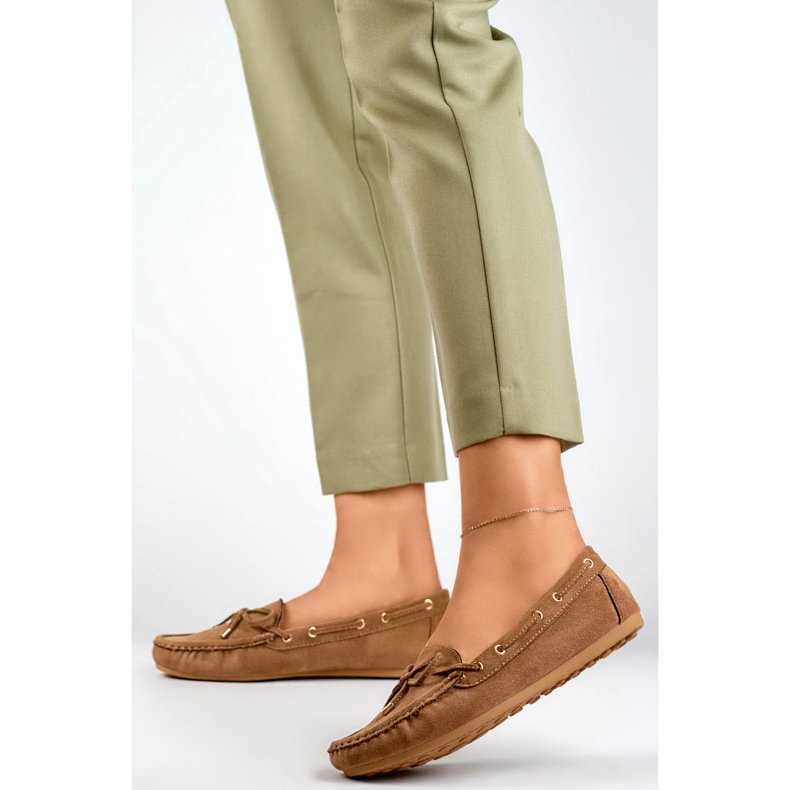 Mokasíny Model QQ5KH Brown - PRIMO hnědý 1