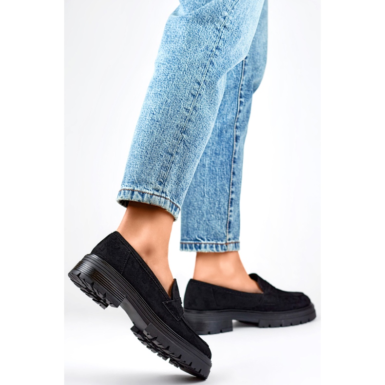 Dámské černé boty YL197 černá 1