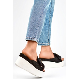 Dámské žabky Black 8082B černý 1