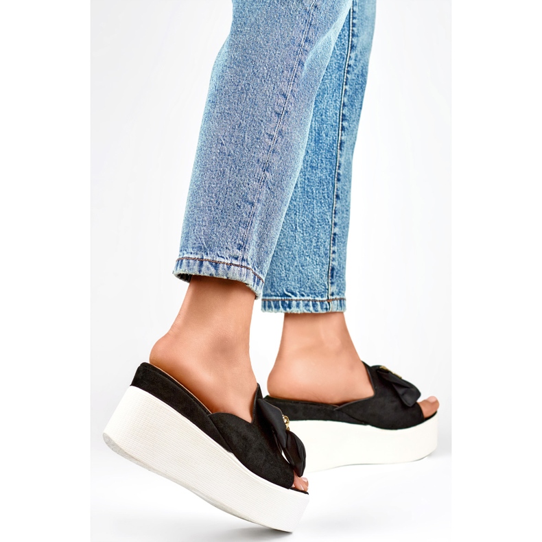 Dámské žabky Black 8082B černý 1