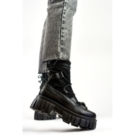 Boty Model Y2109B Černé - PRIMO černý 2