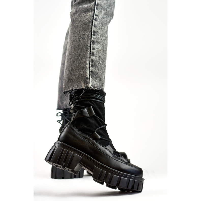 Boty Model Y2109B Černé - PRIMO černá 2