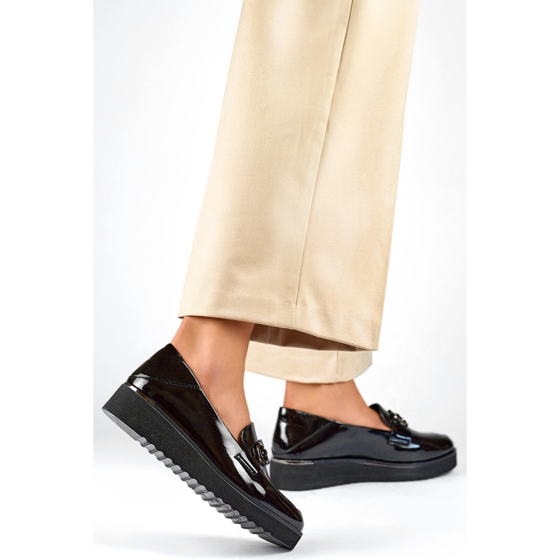 Dámské patentované boty 24-58284B černá 1