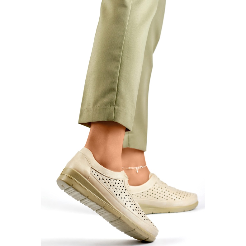 Dámské boty 8615-4BE béžový 1