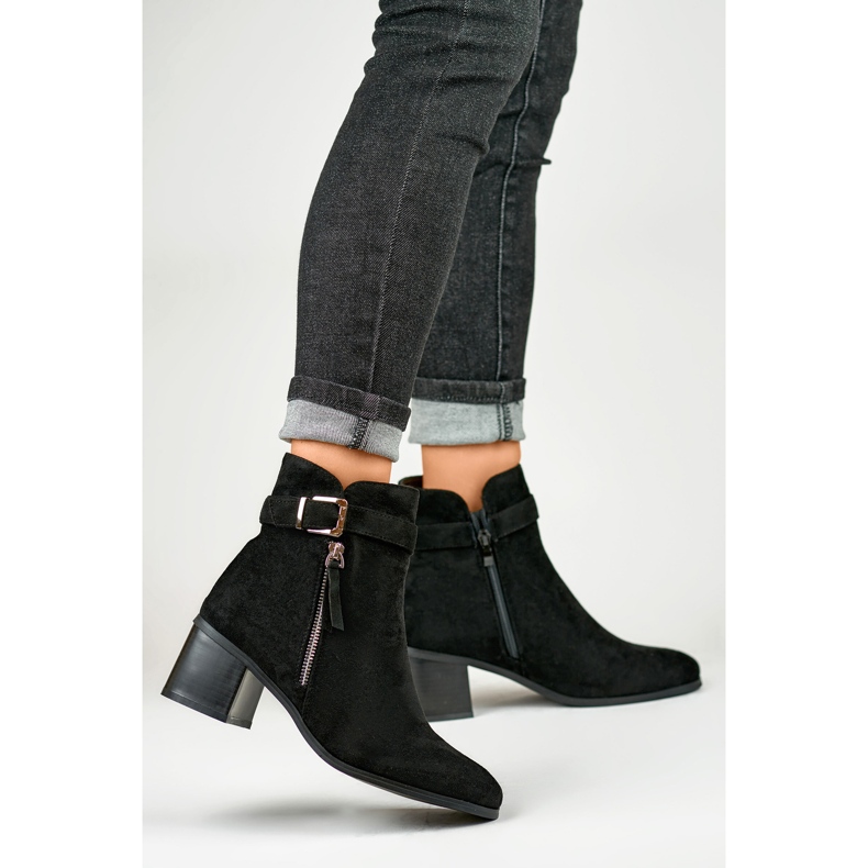 Model 5733B Černé kozačky - PRIMO černý 2