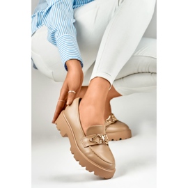 Dámské boty se zdobením B2733KH hnědý 1