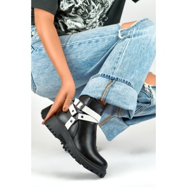 Dámské zateplené boty 250043BW-PU černý 1