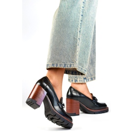 Dámské lodičky 24-2-12278B černý 1